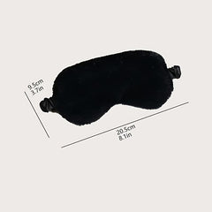 Fluffy Satin Sleep Mask Special Edition Comfortable Blindfold Eye Cover