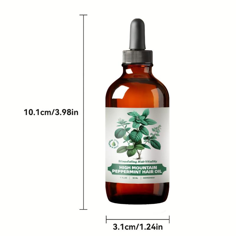 30ml High Mountain Peppermint Hair Oil for Healthy Hair Care