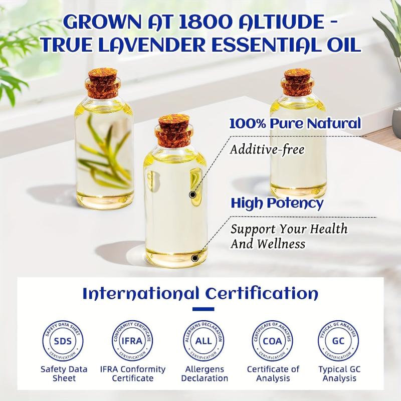 Lavender Hair Essential Oil 60ml - 100% Pure Lavender Oil for Hair Care