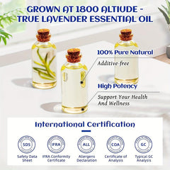 Lavender Hair Essential Oil 60ml - 100% Pure Lavender Oil for Hair Care