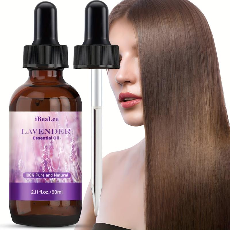 Lavender Hair Essential Oil 60ml - 100% Pure Lavender Oil for Hair Care