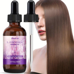 Lavender Hair Essential Oil 60ml - 100% Pure Lavender Oil for Hair Care