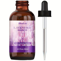 Lavender Hair Essential Oil 60ml - 100% Pure Lavender Oil for Hair Care