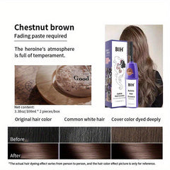 Plant Essence Bubble Hair Dye Cream for Halloween Party Wear