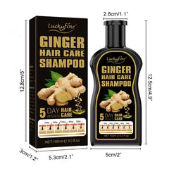 Ginger Hair Care Shampoo Repair Split Dry Hair Strong Hair Roots