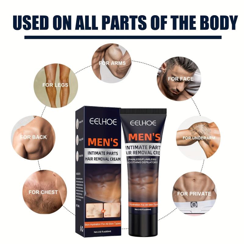 60ml Men's Intimate Hair Remover Cream Fast & Effective