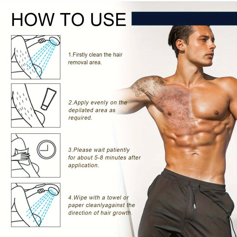 60ml Men's Intimate Hair Remover Cream Fast & Effective