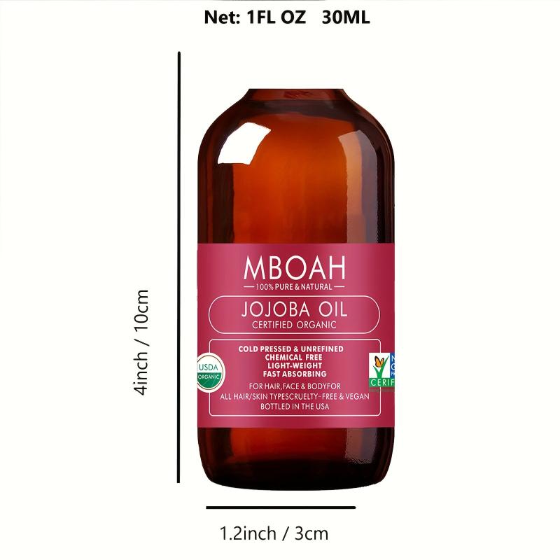 30ml Jojoba Hair Care Oil 100% Natural Cold Pressed Unrefined Hexane Free