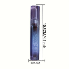 Lustrous Lip Glaze Dewy Finish Lip Gloss Gray Pink Brightening Plumping Tint