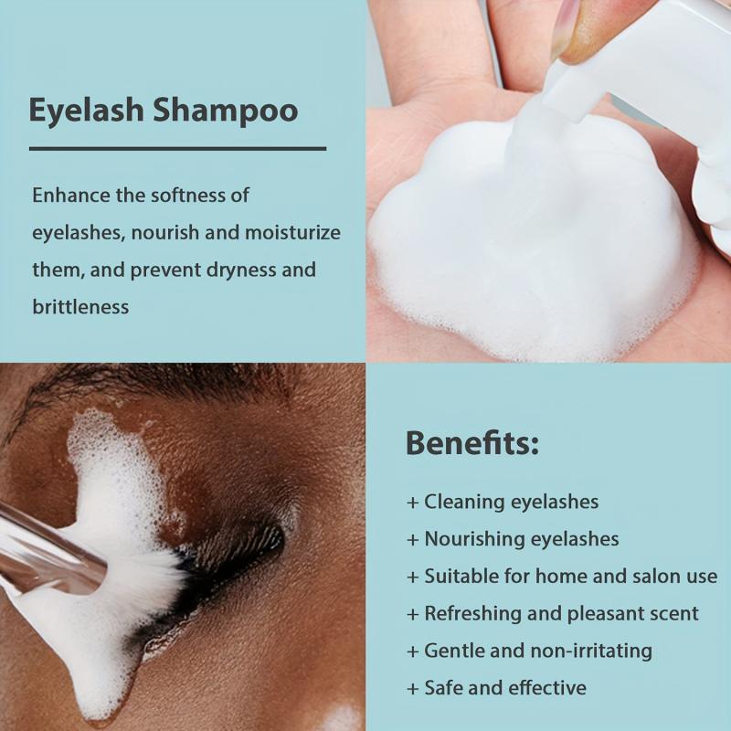 100ml Eyelash Shampoo Eyelash Cleaning Foam Shampoo