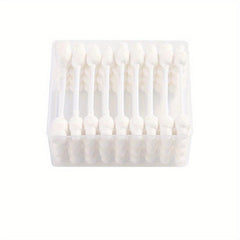 55pcs Large Head Baby Swabs Ear Nose Cleaning Double Head Swab Disposable