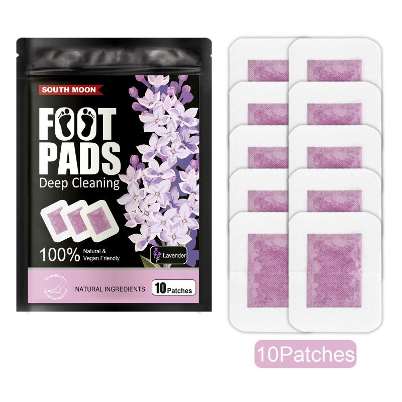 Foot Pads Natural Cleaning Easy To Use & Feel Better Relaxation 10 Patches