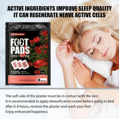 Foot Pads Natural Cleaning Easy To Use & Feel Better Relaxation 10 Patches