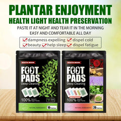 Foot Pads Natural Cleaning Easy To Use & Feel Better Relaxation 10 Patches