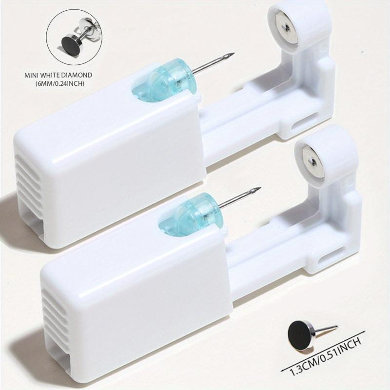 2 Pcs Sterile Ear Piercing Kit Painless Tool with Earrings