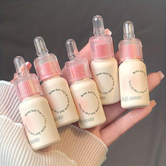 Small Milk Bottle Mirror Lip Glaze Water Gloss