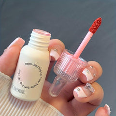 Small Milk Bottle Mirror Lip Glaze Water Gloss