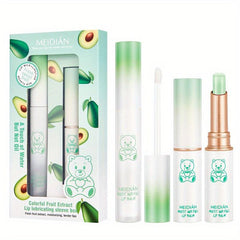 2 Pcs Moisturizing Lip Care Warm Lipstick Lip Balm
