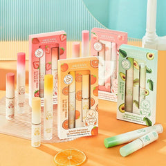 2 Pcs Moisturizing Lip Care Warm Lipstick Lip Balm