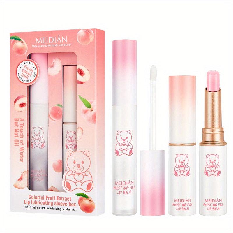 2 Pcs Moisturizing Lip Care Warm Lipstick Lip Balm