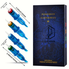 20pcs Tattoo Cartridge Needles Disposable Round Liner For Tattoo Artist
