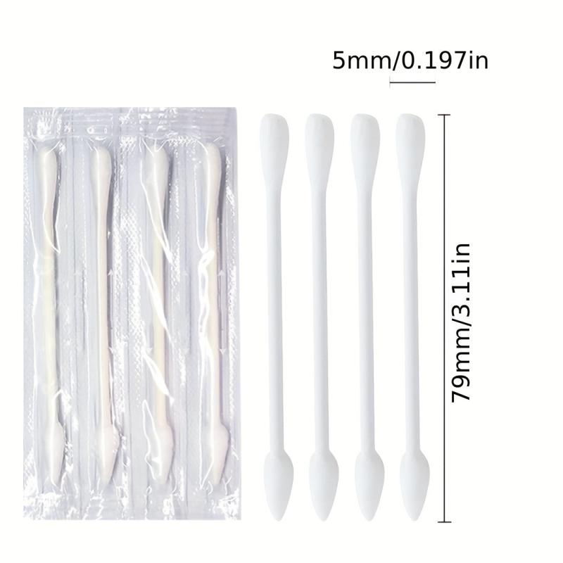 80pcs Double Head Cotton Swabs Makeup Buds