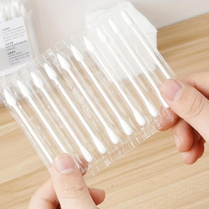 80pcs Double Head Cotton Swabs Makeup Buds