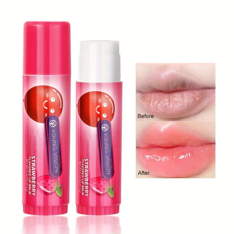 Fruit Flavored Lip Balm Moisturizing Cracking Lip Ba