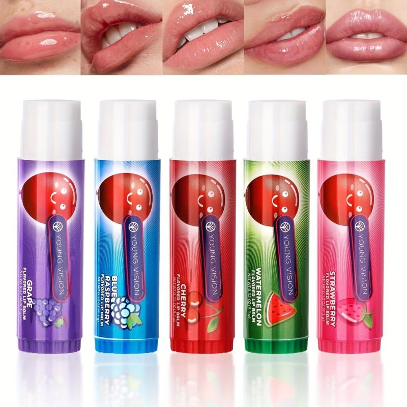 Fruit Flavored Lip Balm Moisturizing Cracking Lip Ba
