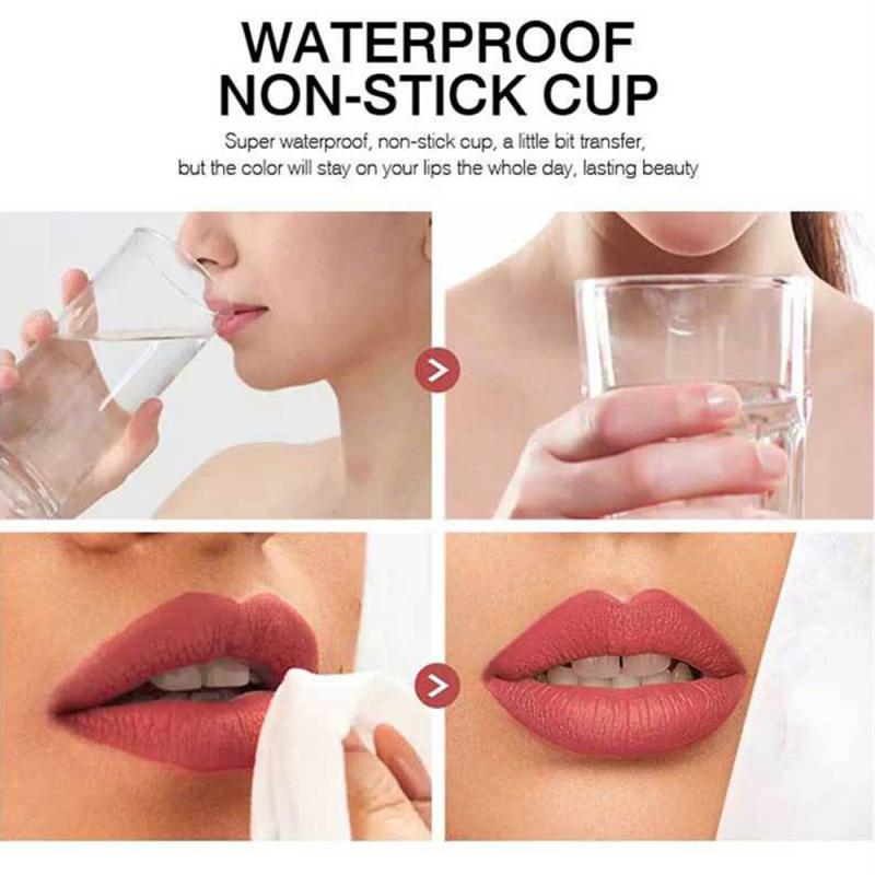 6 Colors Fruity Peel Off Liquid Lipstick Waterproof Long Lasting Lip Gloss
