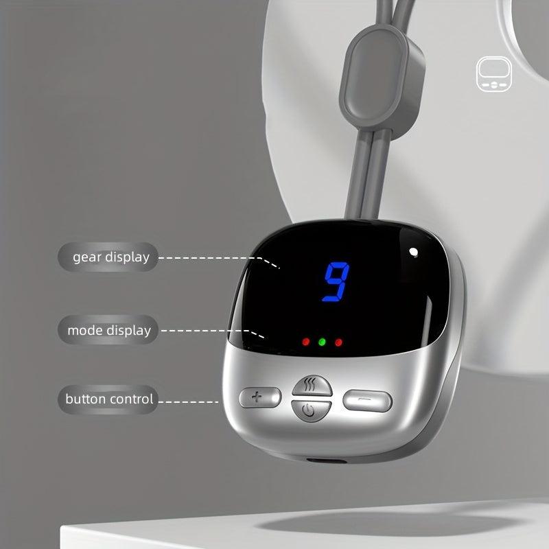Portable Neck Massager Pulse Hot Compress Neck Protector Pendant
