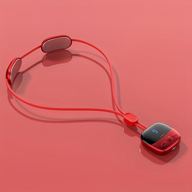 Portable Neck Massager Pulse Hot Compress Neck Protector Pendant