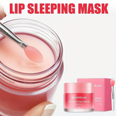 Exfoliating Lip Scrub Mask with Lip Brush