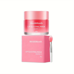 Exfoliating Lip Scrub Mask with Lip Brush
