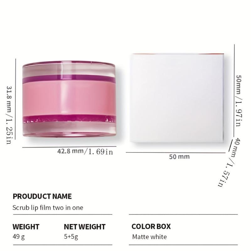 Lip Mask And Scrub Cream Moisturizing Revitalizing Intensive
