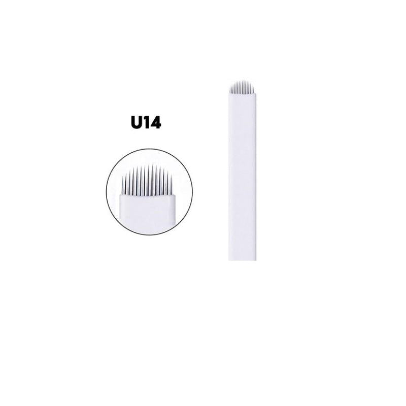 10PCS Eyebrow Lip Eye Hand Blades Tattooing Needle Set