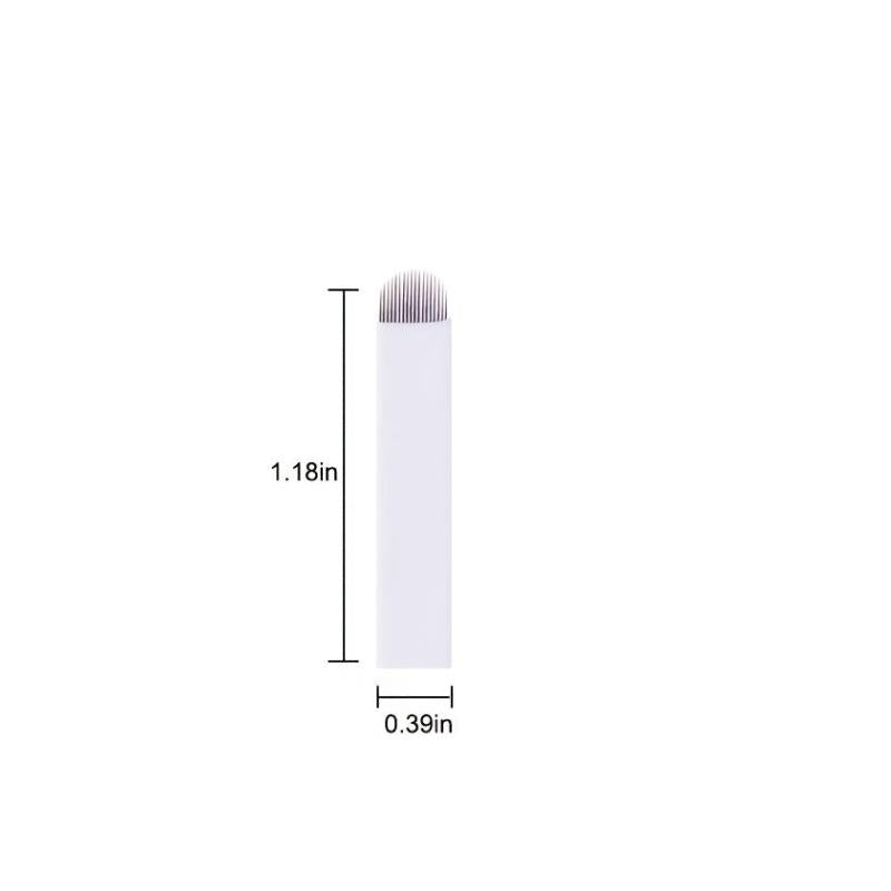 10PCS Eyebrow Lip Eye Hand Blades Tattooing Needle Set