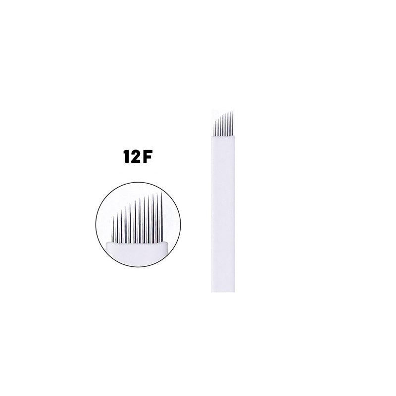 10PCS Eyebrow Lip Eye Hand Blades Tattooing Needle Set