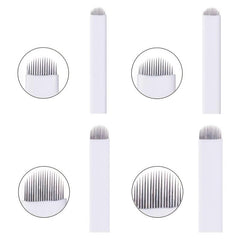 10PCS Eyebrow Lip Eye Hand Blades Tattooing Needle Set