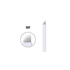 10PCS Eyebrow Lip Eye Hand Blades Tattooing Needle Set