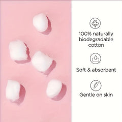 Soft Absorbent Cotton Balls for Makeup Removal & Nail Polish, 100-200pcs