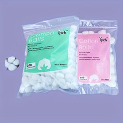Soft Absorbent Cotton Balls for Makeup Removal & Nail Polish, 100-200pcs