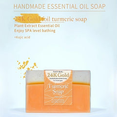 Organic Turmeric Soap Bar 150g - Gentle Soap for Smooth Skin
