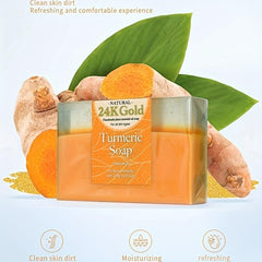 Organic Turmeric Soap Bar 150g - Gentle Soap for Smooth Skin