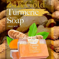 Organic Turmeric Soap Bar 150g - Gentle Soap for Smooth Skin
