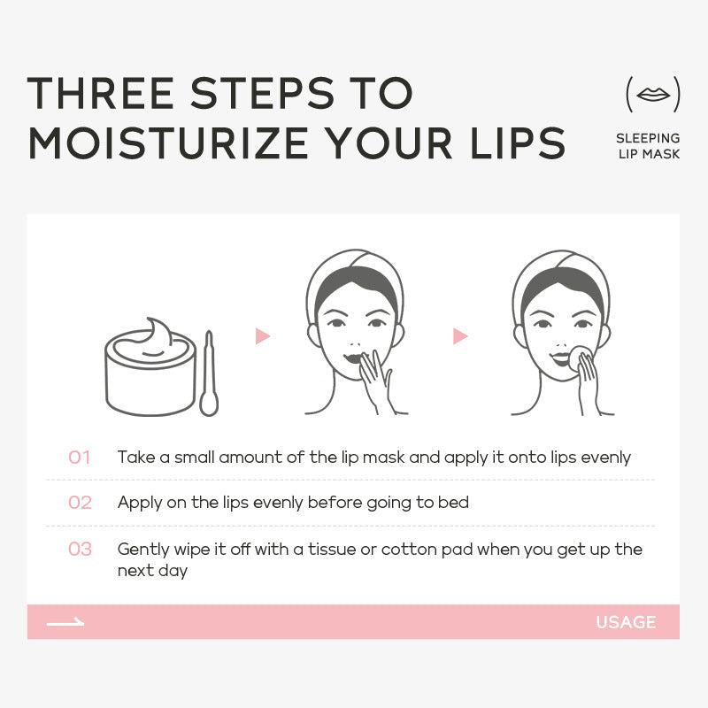 Sakura Lip Sleeping Mask Cherry - Ideal Gift for Halloween & Christmas