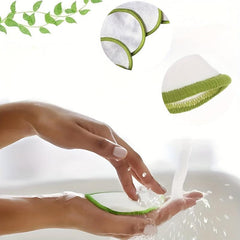 10pcs Reusable Makeup Remover Pads with Washable Bag