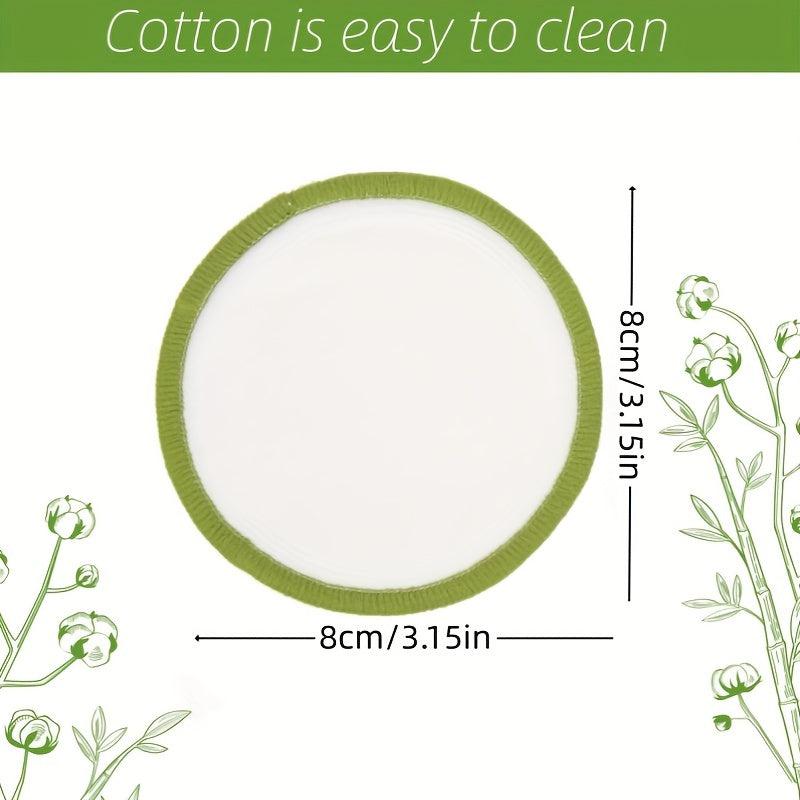 10pcs Reusable Makeup Remover Pads with Washable Bag