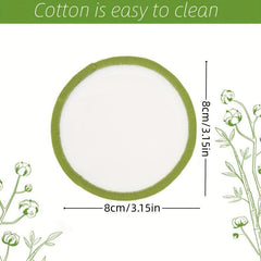 10pcs Reusable Makeup Remover Pads with Washable Bag