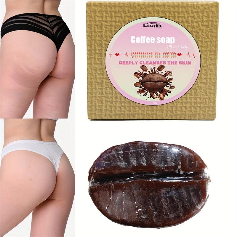 3pcs Coffee Bean Soap 107g Gentle Cleansing Smoothing Skin Long Lasting Frag